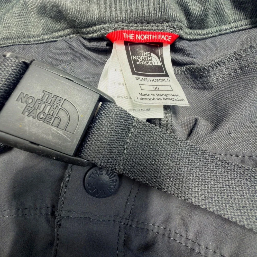 The North Face Belted Shorts Mens 38‎ Gray Hiking Trail Cargo